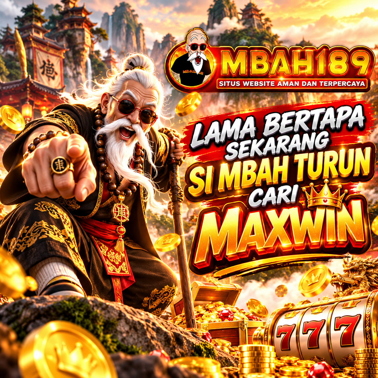 MBAH189 >> Lama Bertapa Sekarang Si Mbah Turun Cari Maxwin